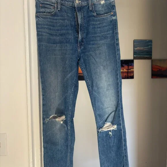 MOTHER Superior High Waisted Rider Skimp in Playing with Scissors size 30 - Picture 4 of 13